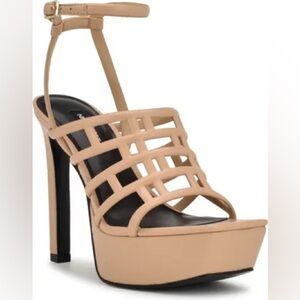 NINE WEST Kelinda Ankle Strap Platform Sandal